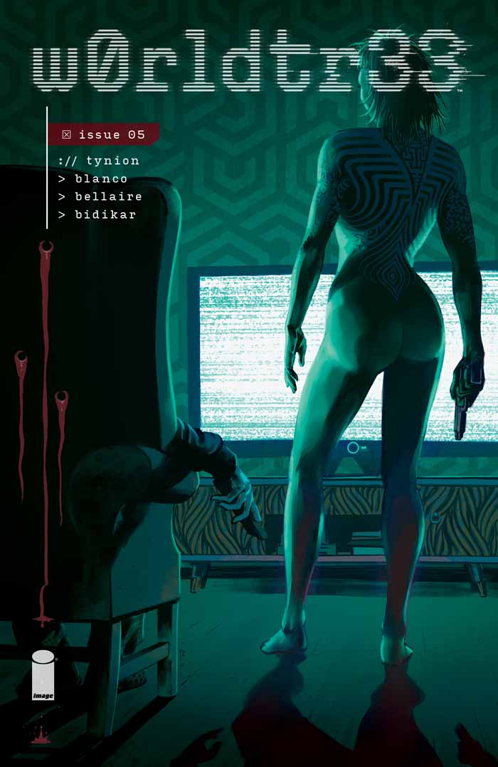 This image is the cover for the book W0rldtr33 #5, W0rldtr33