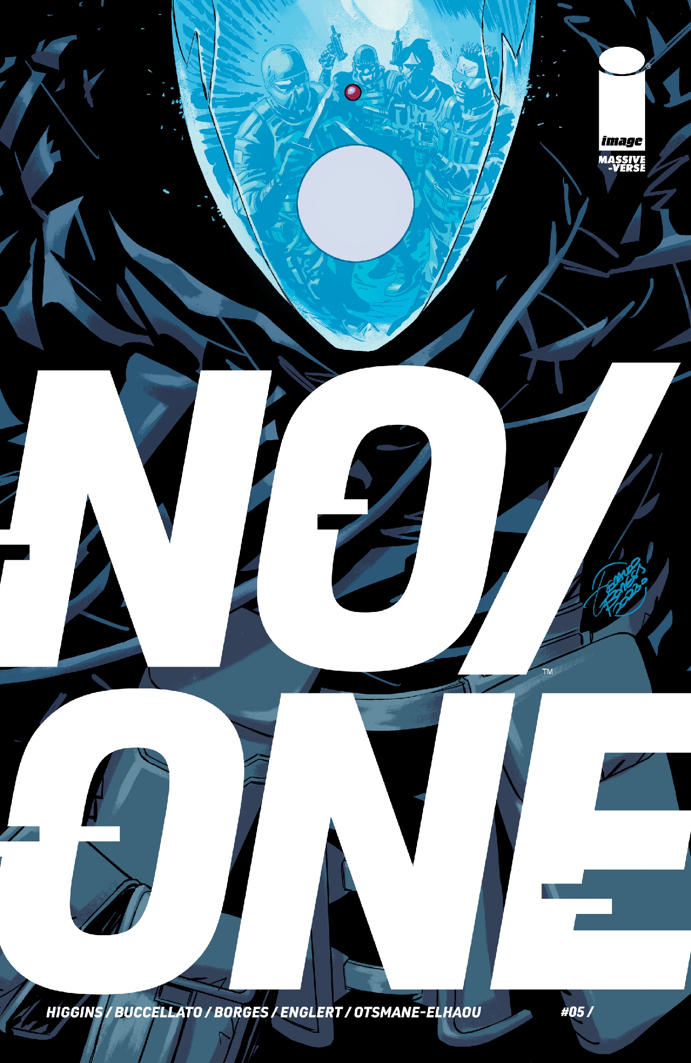 This image is the cover for the book No/One #5, No/One