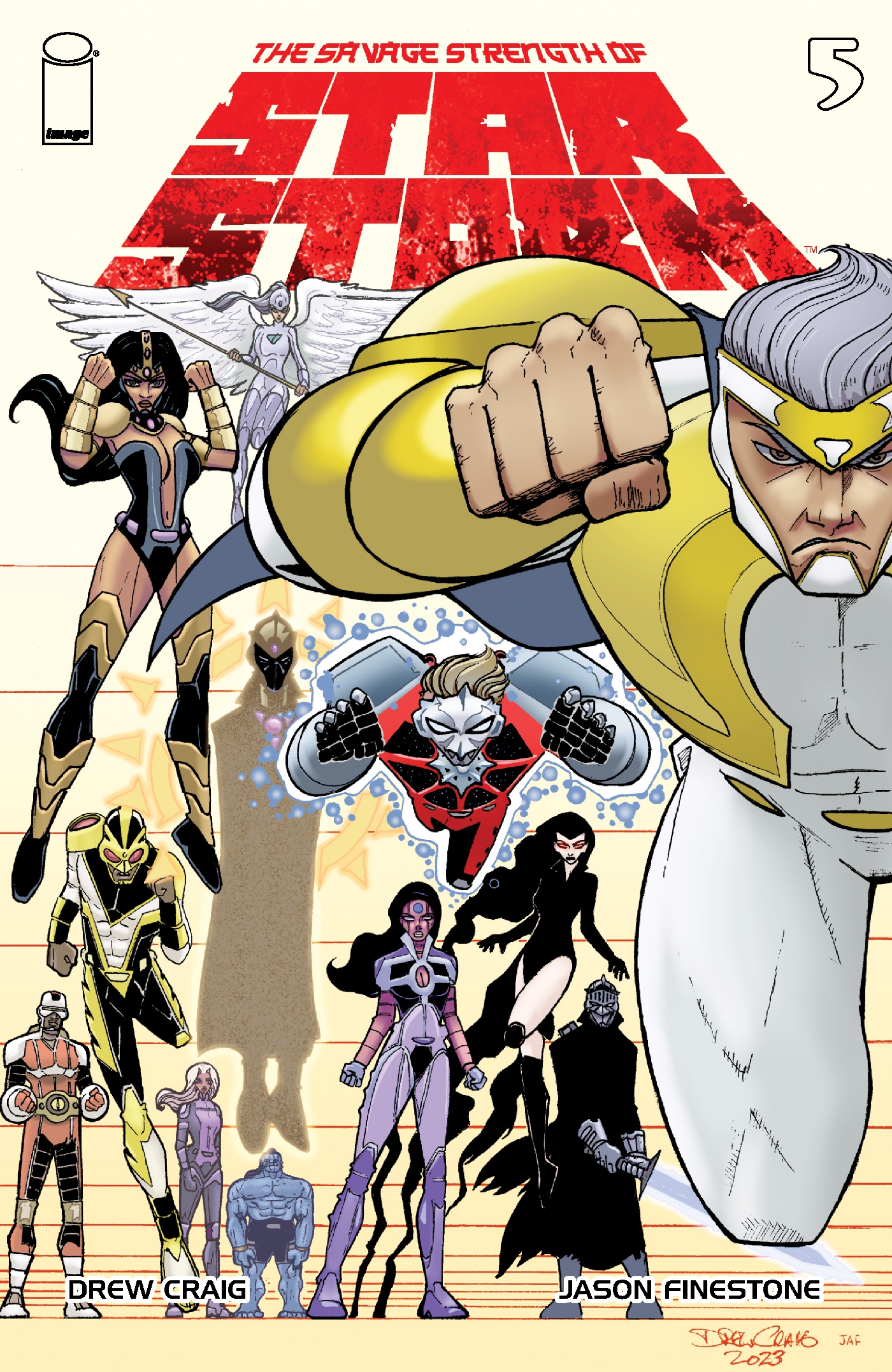 This image is the cover for the book The Savage Strength of Starstorm #5, The Savage Strength of Starstorm