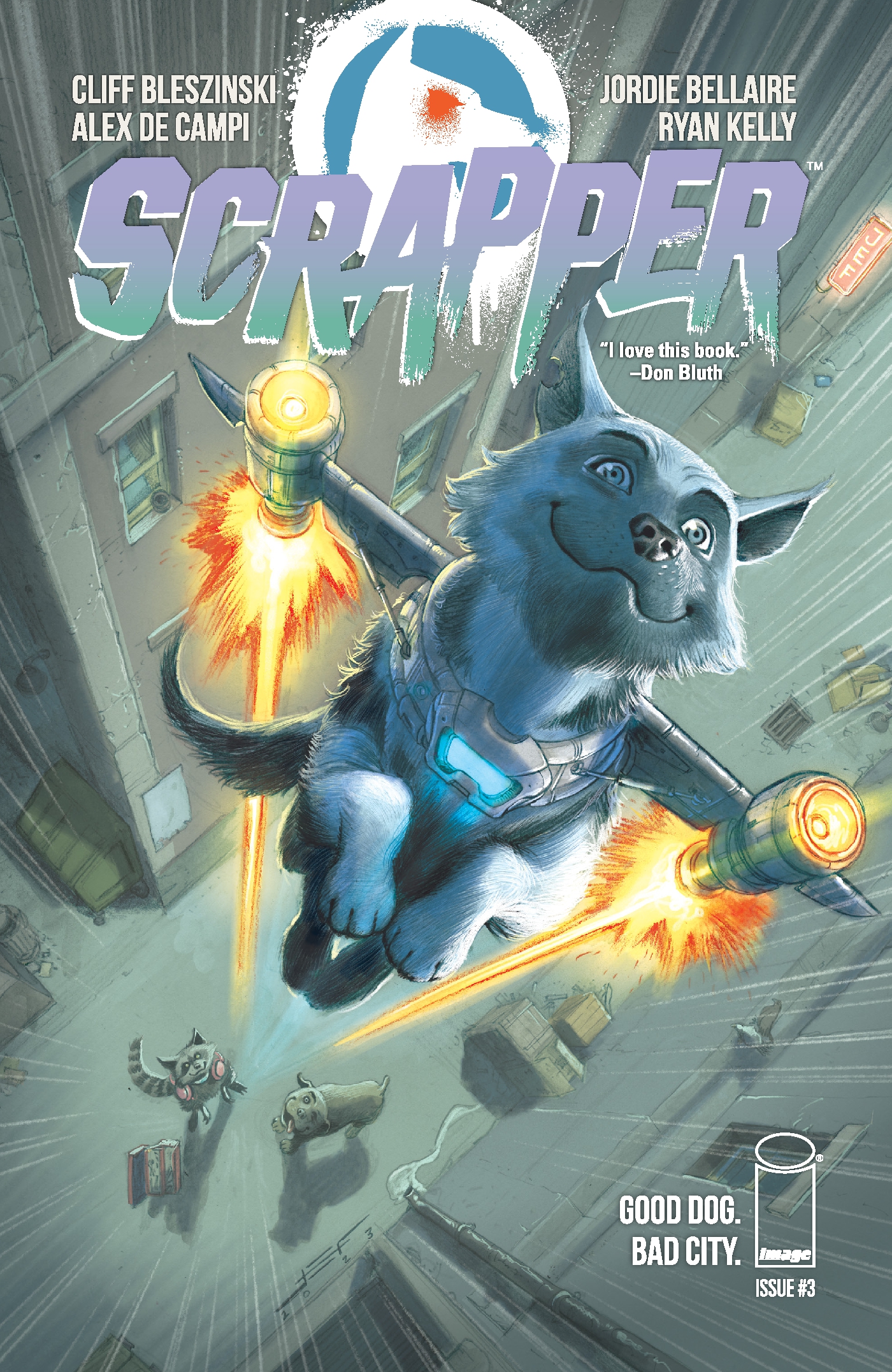 This image is the cover for the book SCRAPPER #3, SCRAPPER