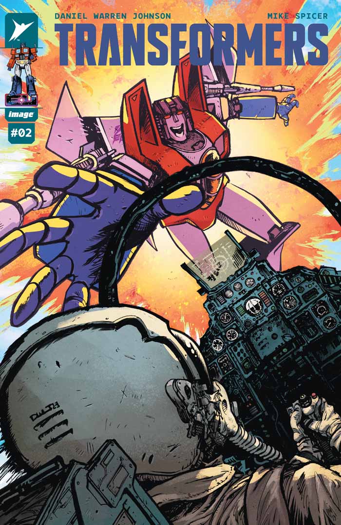 This image is the cover for the book TRANSFORMERS #2, TRANSFORMERS