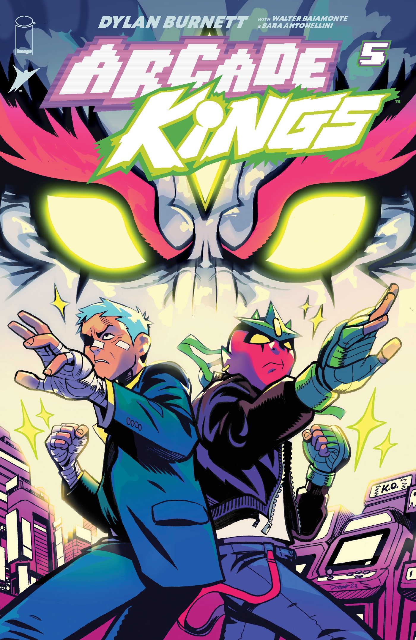 This image is the cover for the book Arcade Kings #5, Arcade Kings
