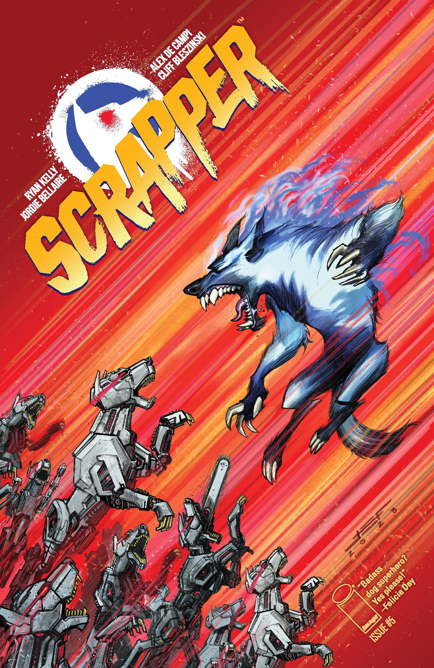 This image is the cover for the book SCRAPPER #5, SCRAPPER
