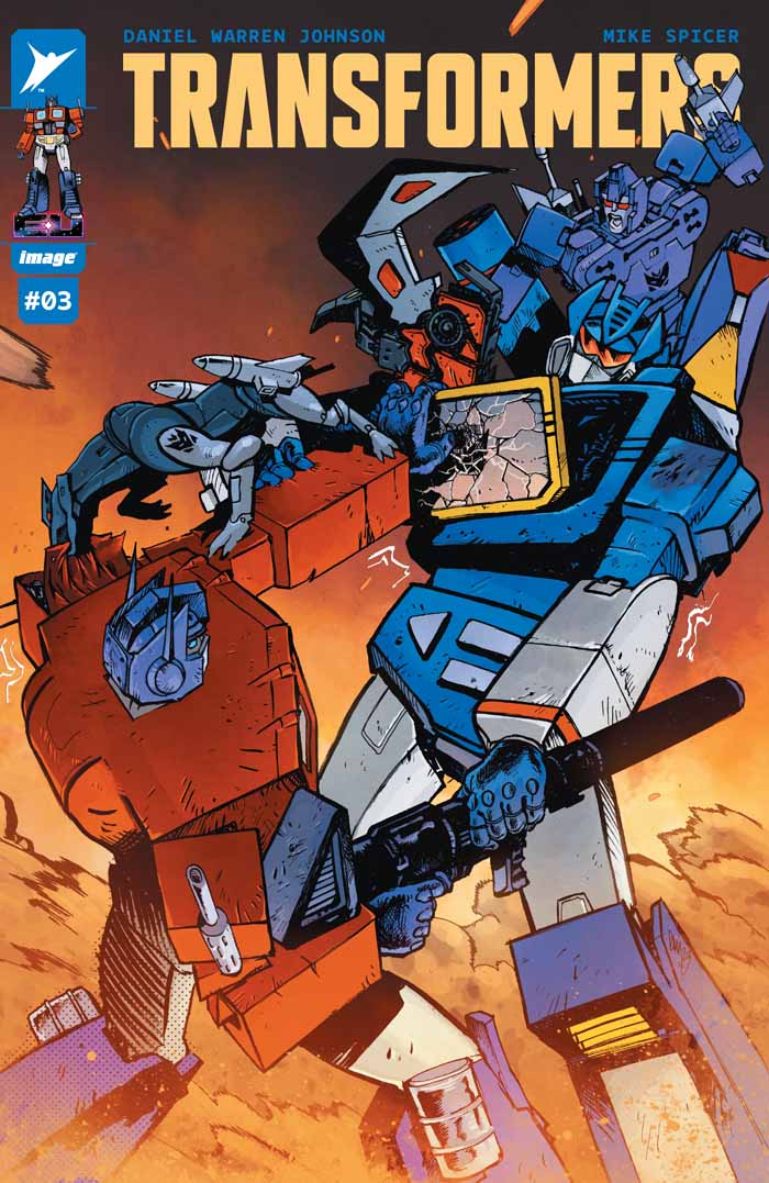 This image is the cover for the book TRANSFORMERS #3, TRANSFORMERS