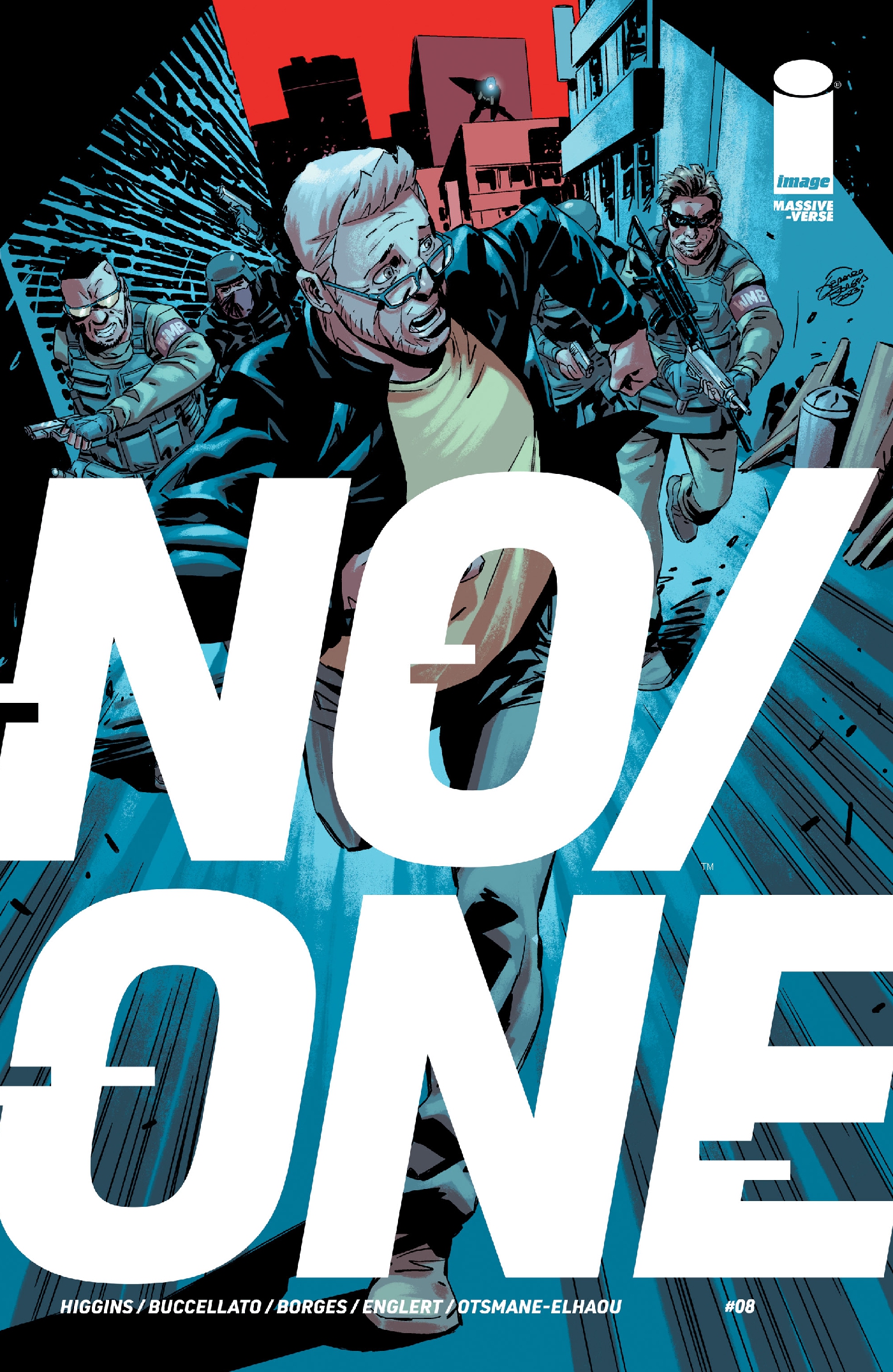 This image is the cover for the book No/One #8, No/One