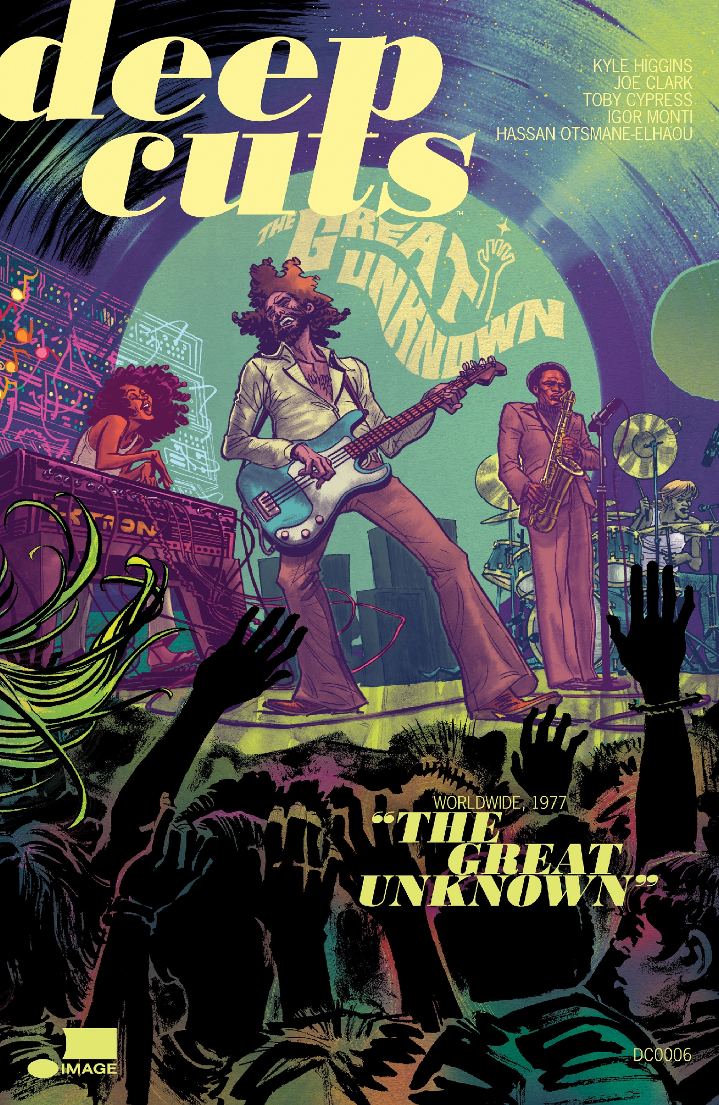 This image is the cover for the book Deep Cuts #6, Deep Cuts