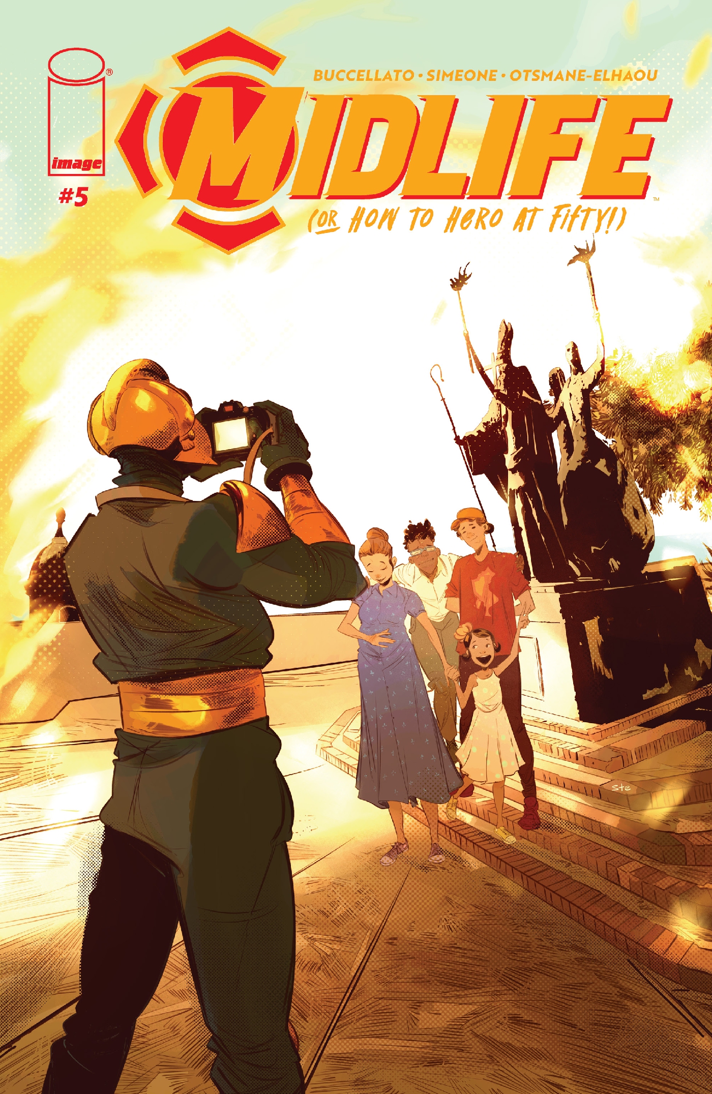 This image is the cover for the book Midlife (Or How To Hero At Fifty!) #5, Midlife (Or How To Hero At Fifty!)