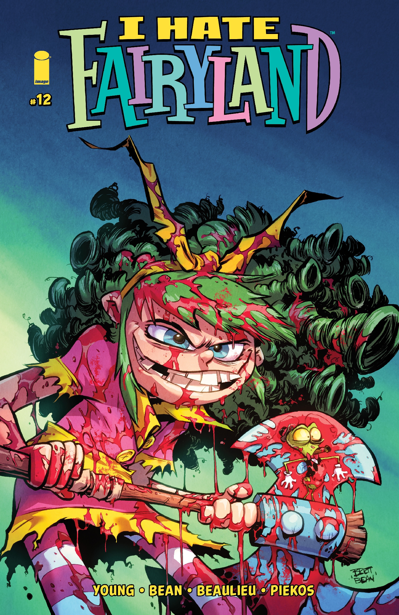 This image is the cover for the book I Hate Fairyland (2022) #12, I Hate Fairyland