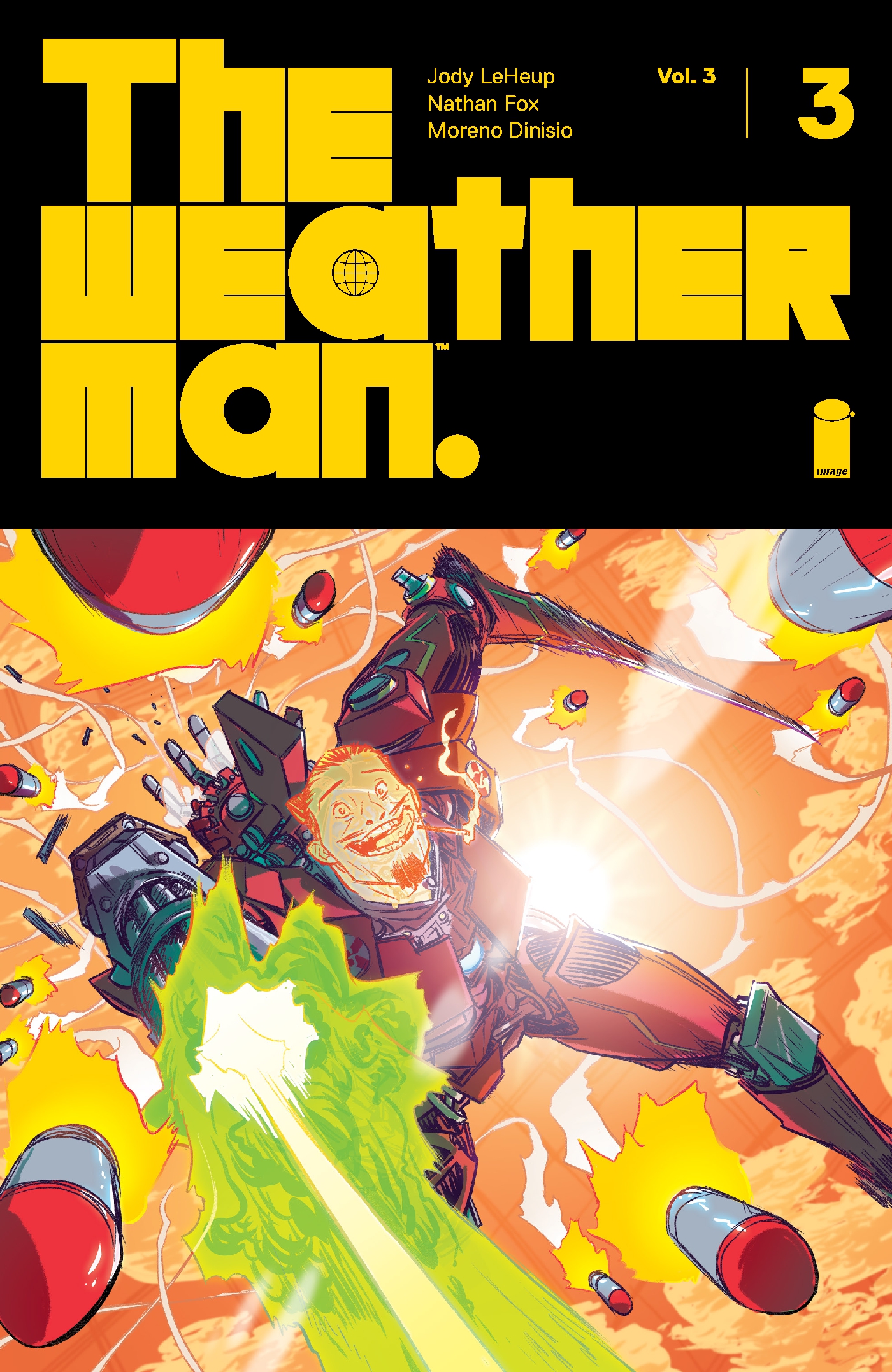 This image is the cover for the book The Weatherman vol. 3 #3, The Weatherman