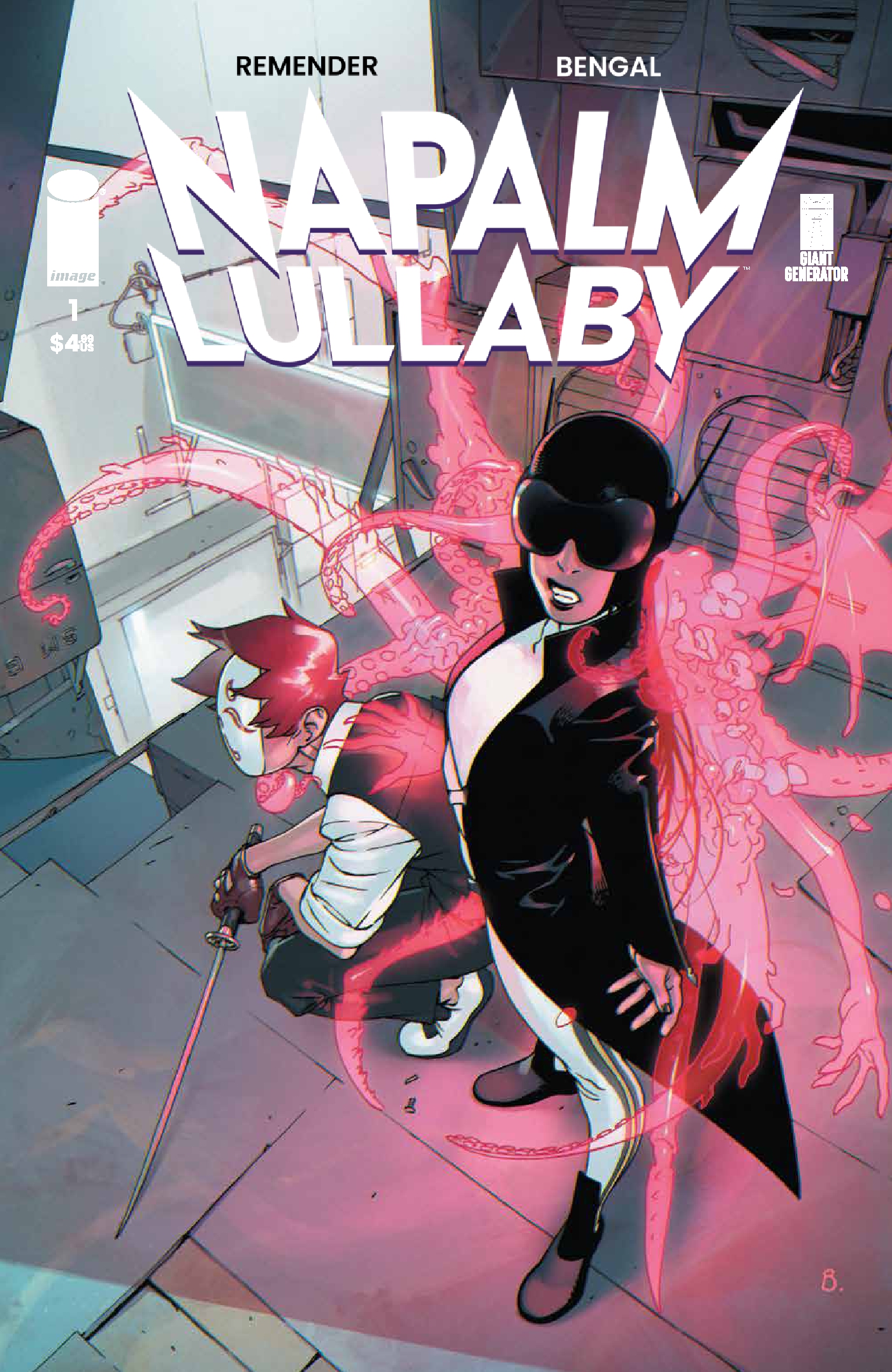 This image is the cover for the book Napalm Lullaby #1, NAPALM LULLABY