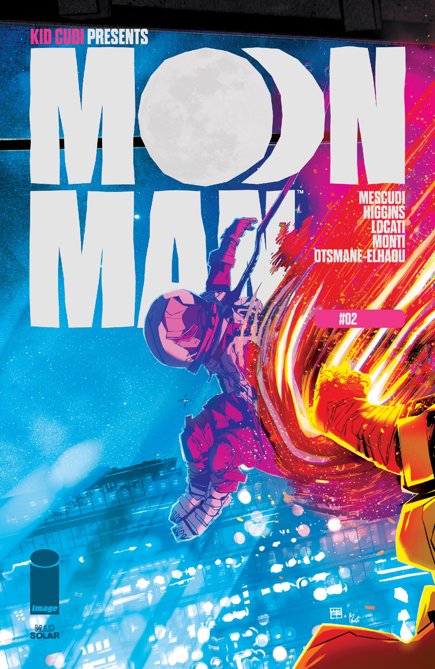 This image is the cover for the book Moon Man #2, Moon Man