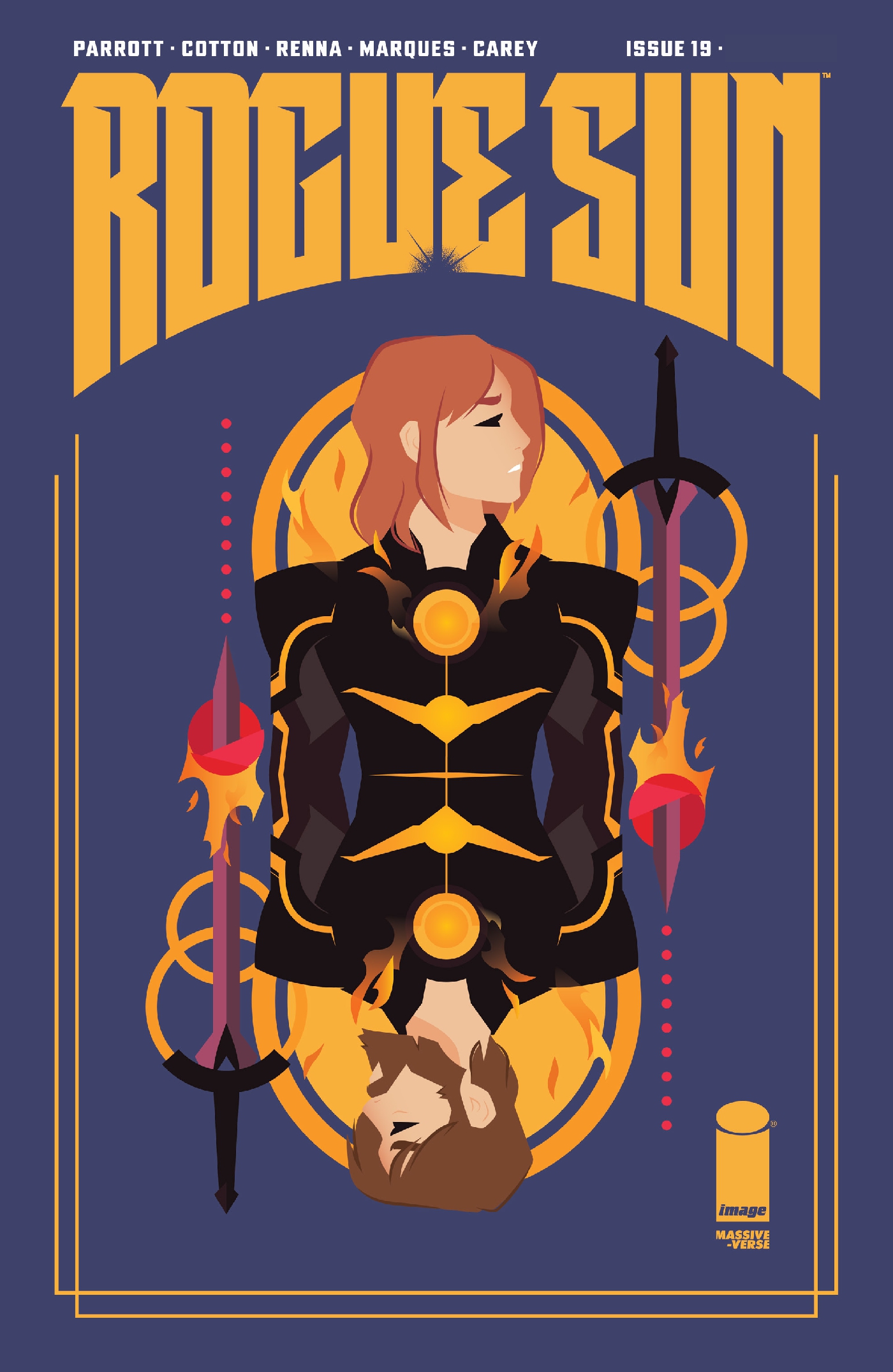 This image is the cover for the book Rogue Sun #19, Rogue Sun