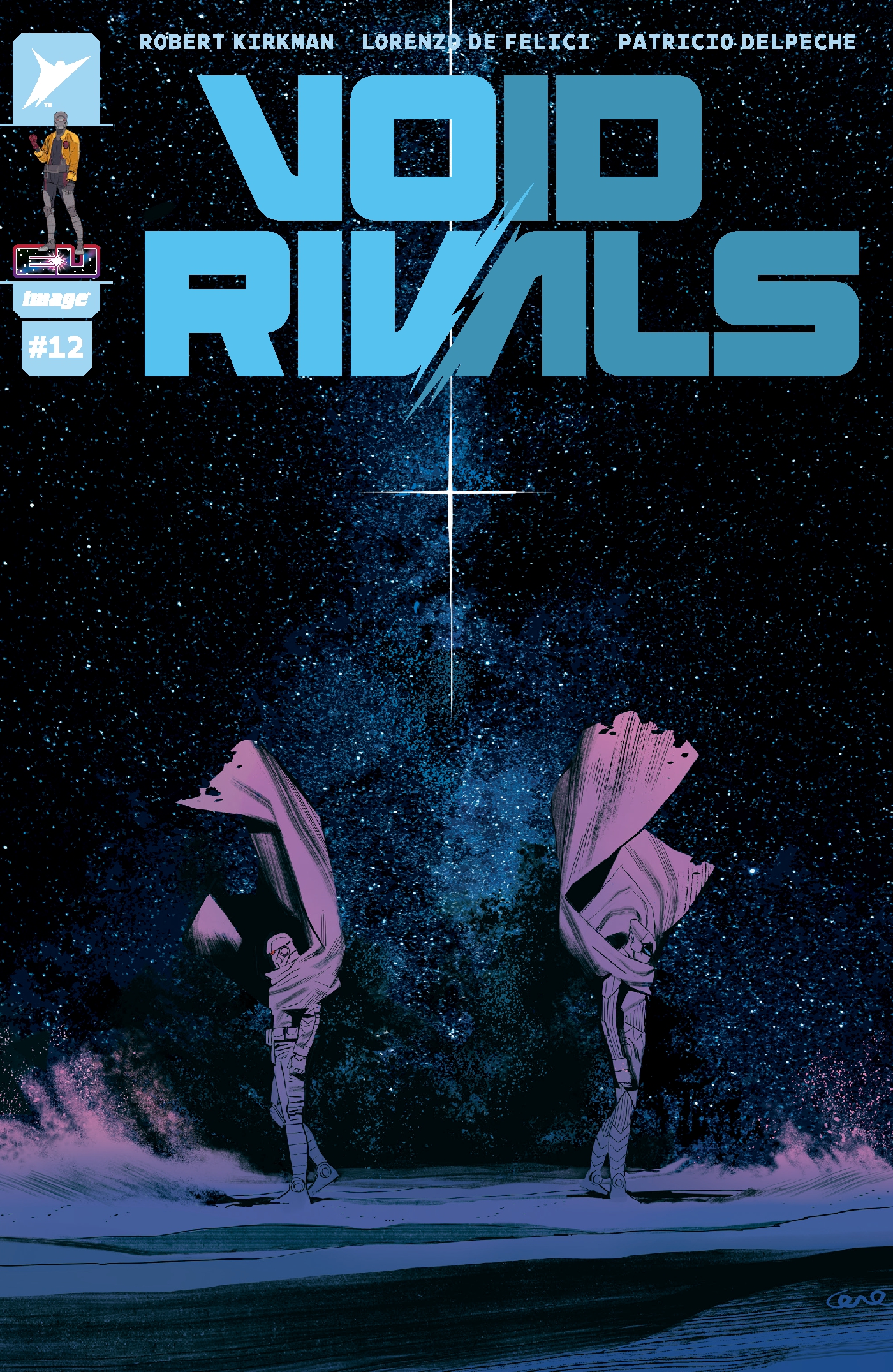 This image is the cover for the book Void Rivals #12, Void Rivals