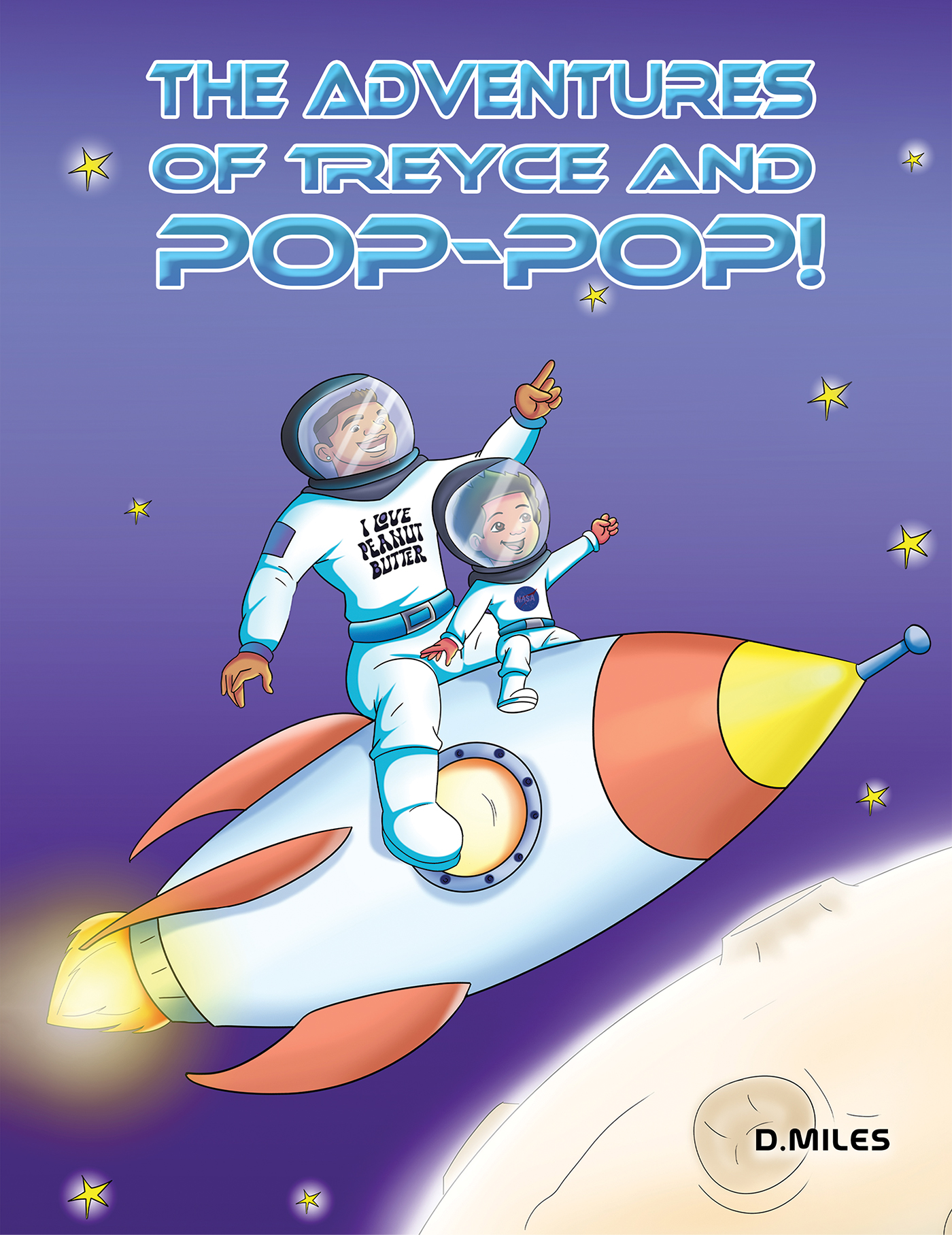 This image is the cover for the book The Adventures of Treyce and Pop-Pop!
