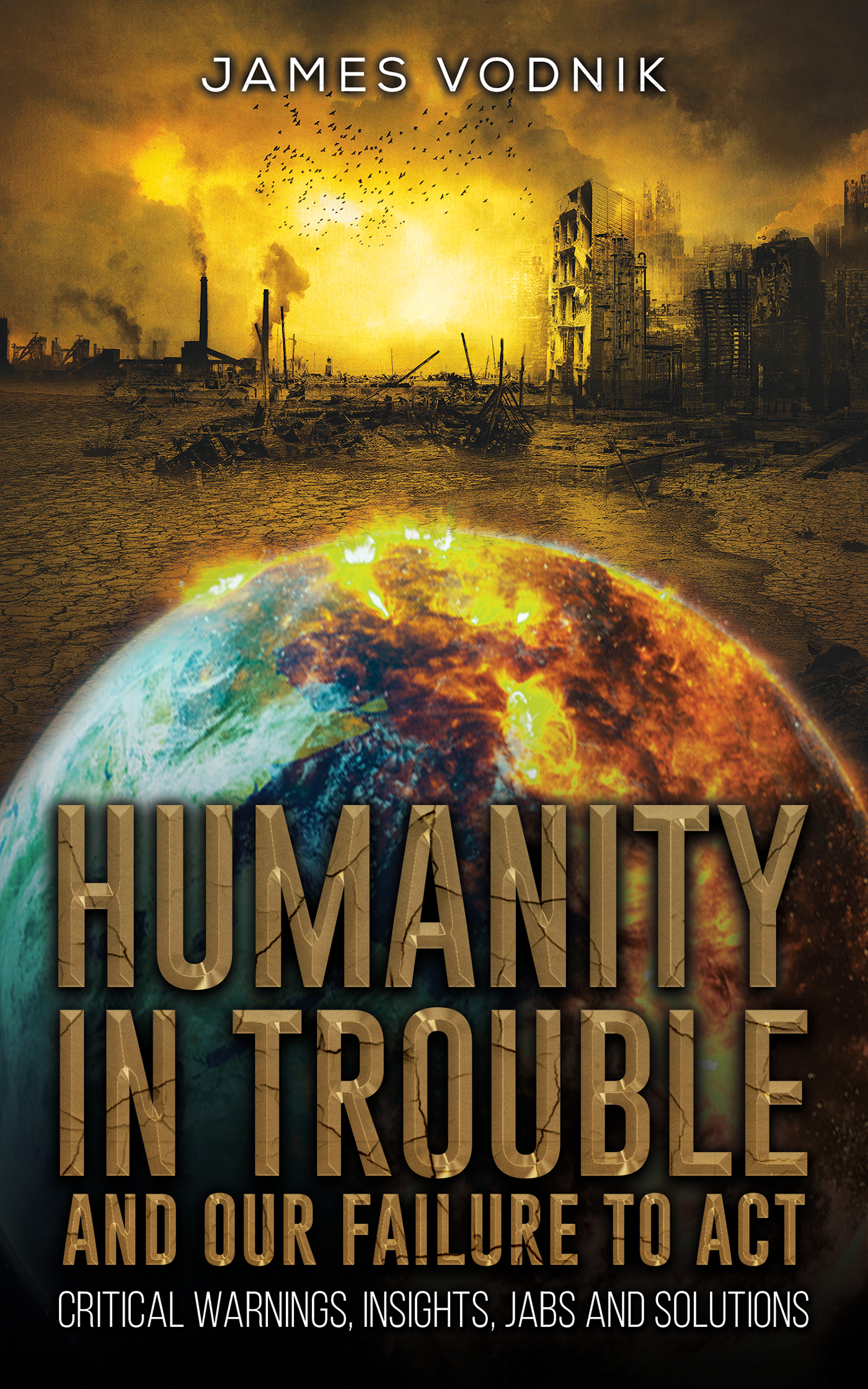 This image is the cover for the book Humanity in Trouble and Our Failure to Act