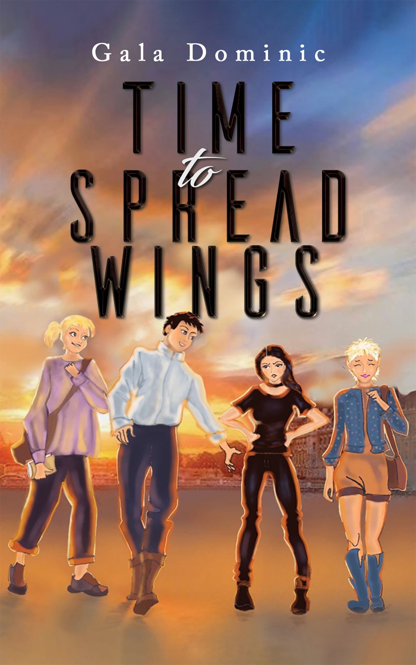This image is the cover for the book Time to Spread Wings