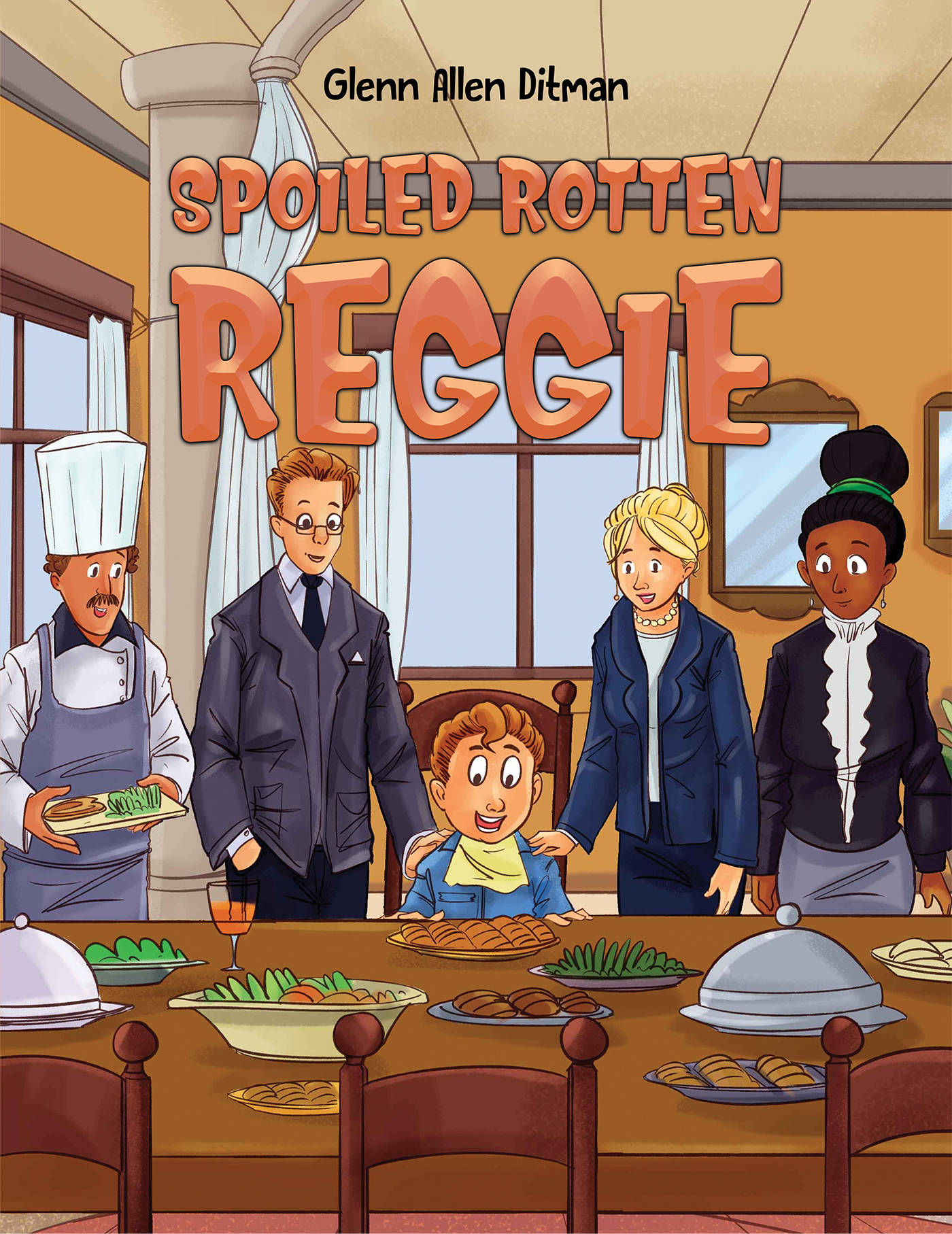 This image is the cover for the book Spoiled Rotten Reggie