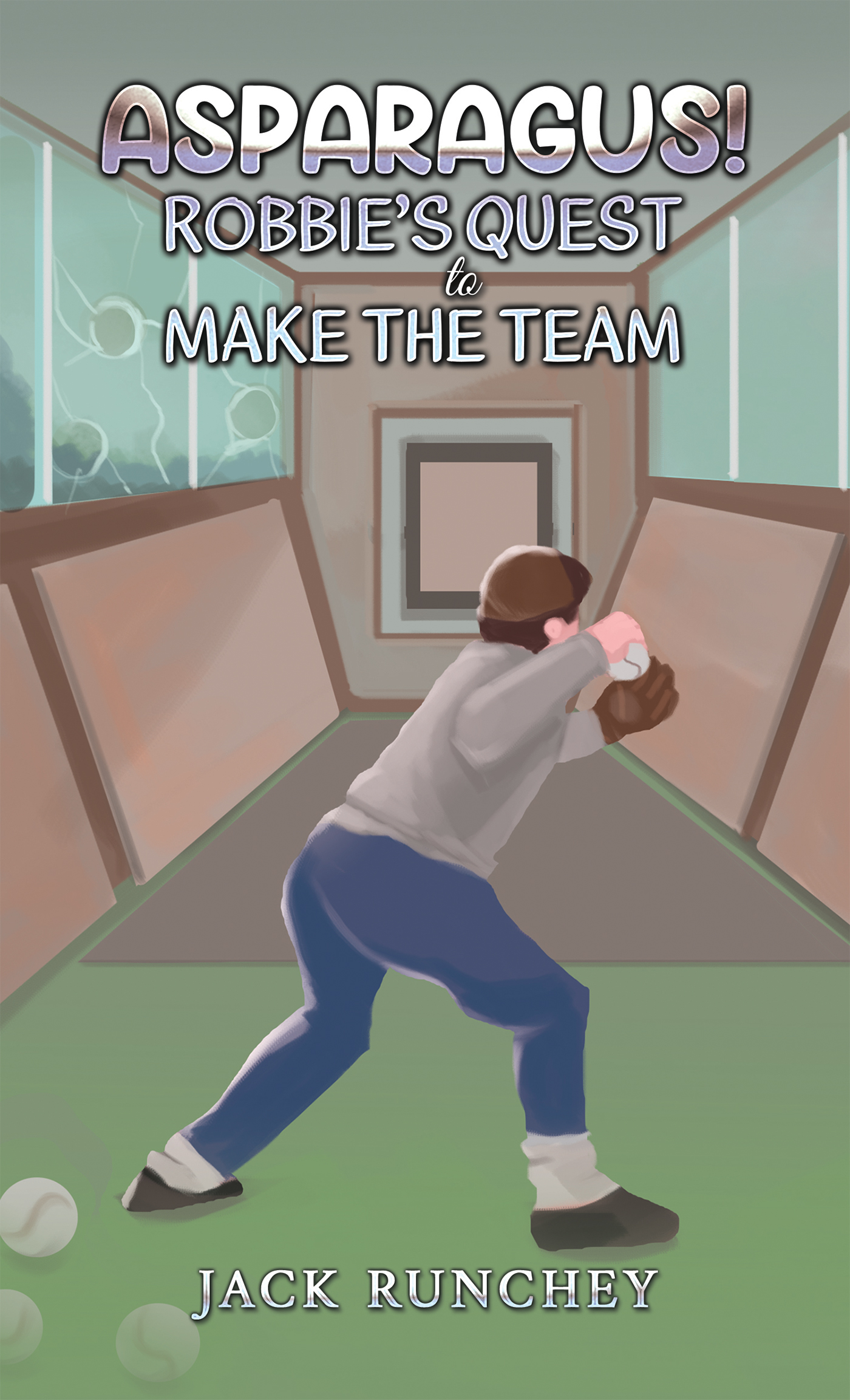This image is the cover for the book Asparagus! Robbie's Quest to Make the Team
