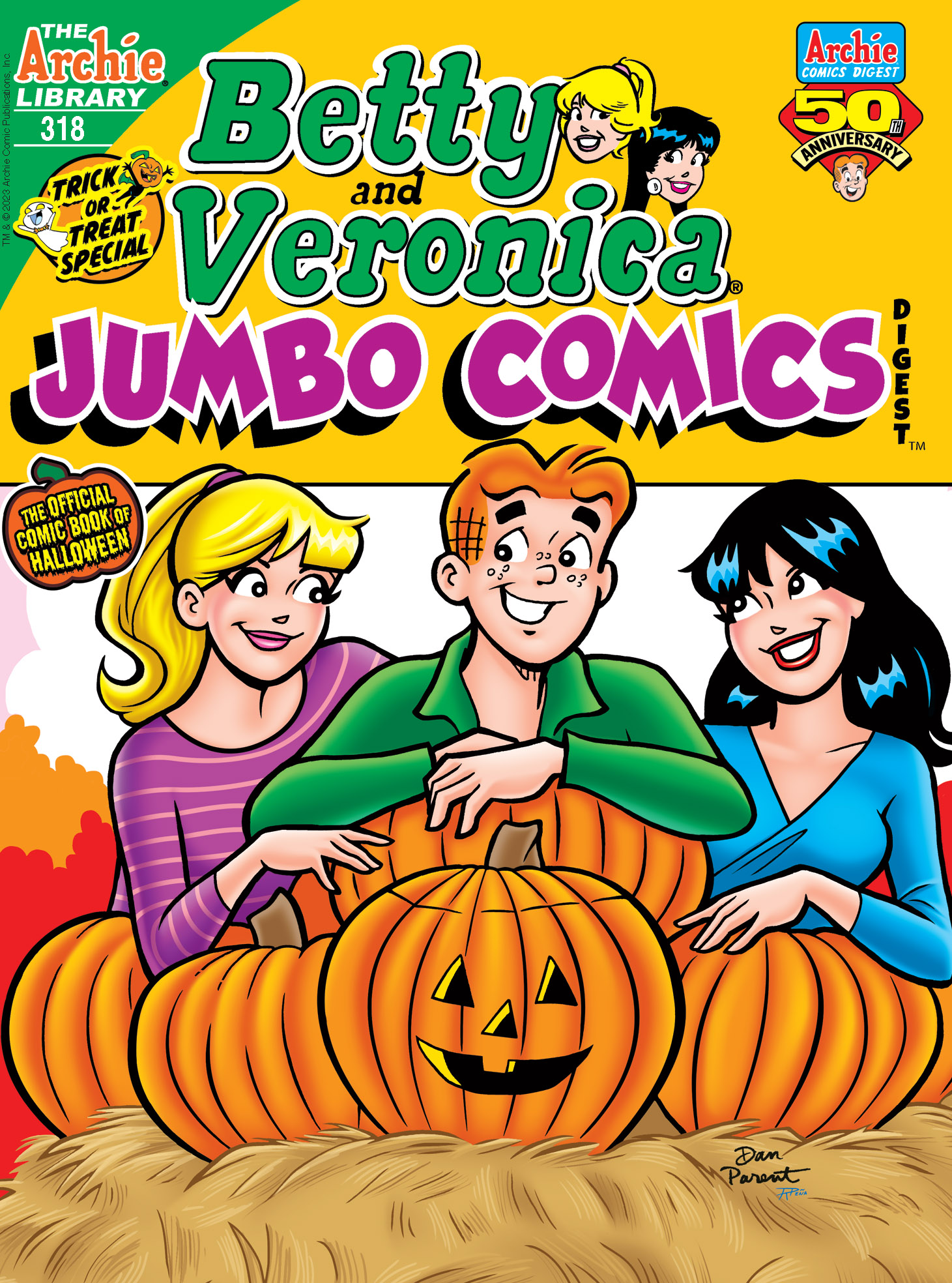 This image is the cover for the book Betty & Veronica Double Digest #318, Betty & Veronica Double Digest