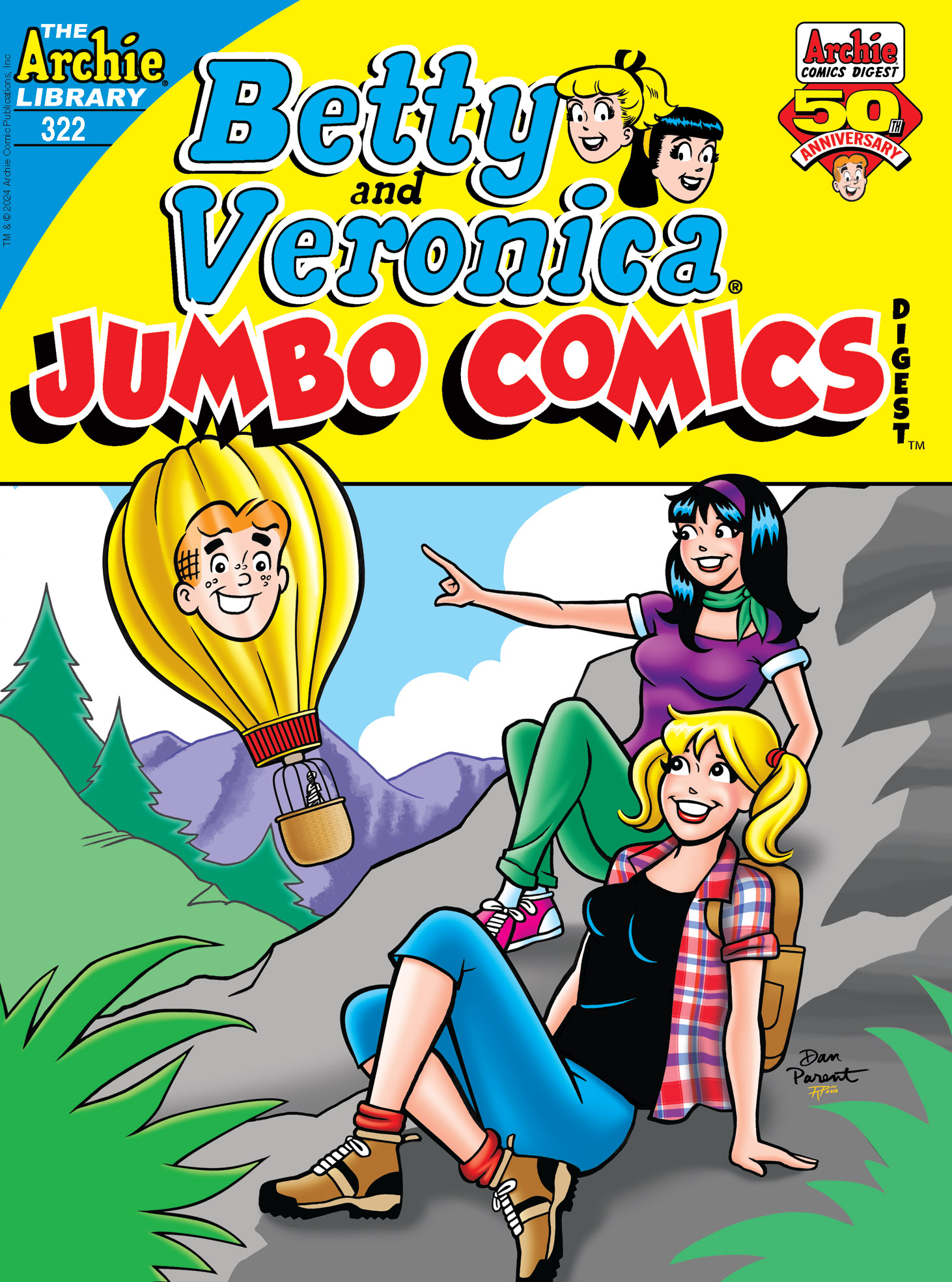 This image is the cover for the book Betty & Veronica Double Digest #322, Betty & Veronica Double Digest