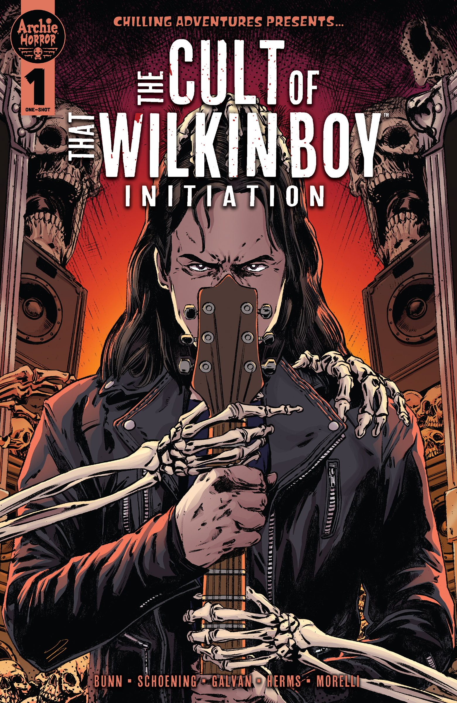 This image is the cover for the book The Cult of The Wilkin Boy:, Archie Horror Presents