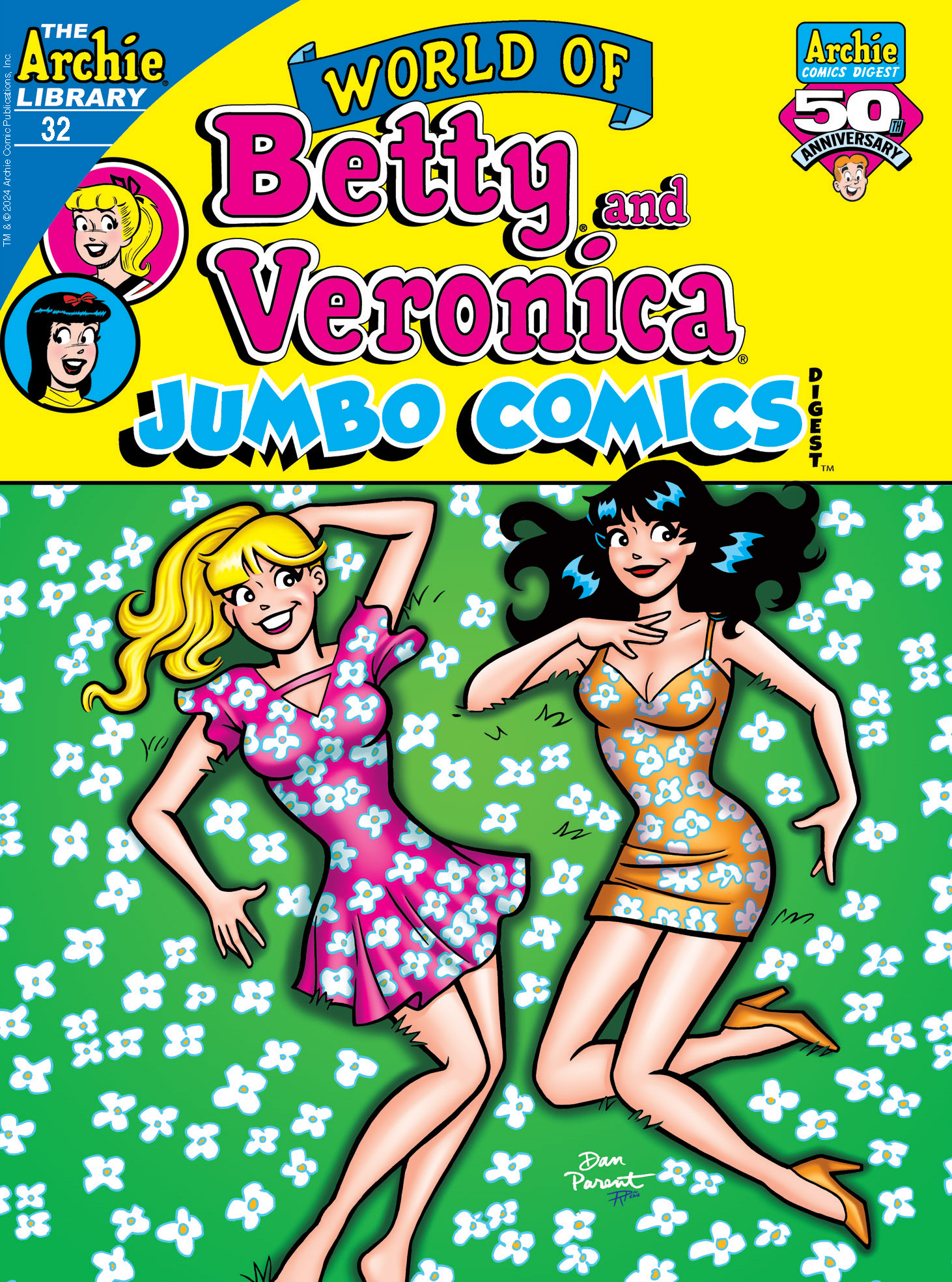 This image is the cover for the book World of Betty & Veronica Double Digest #32, World of Betty & Veronica Digest