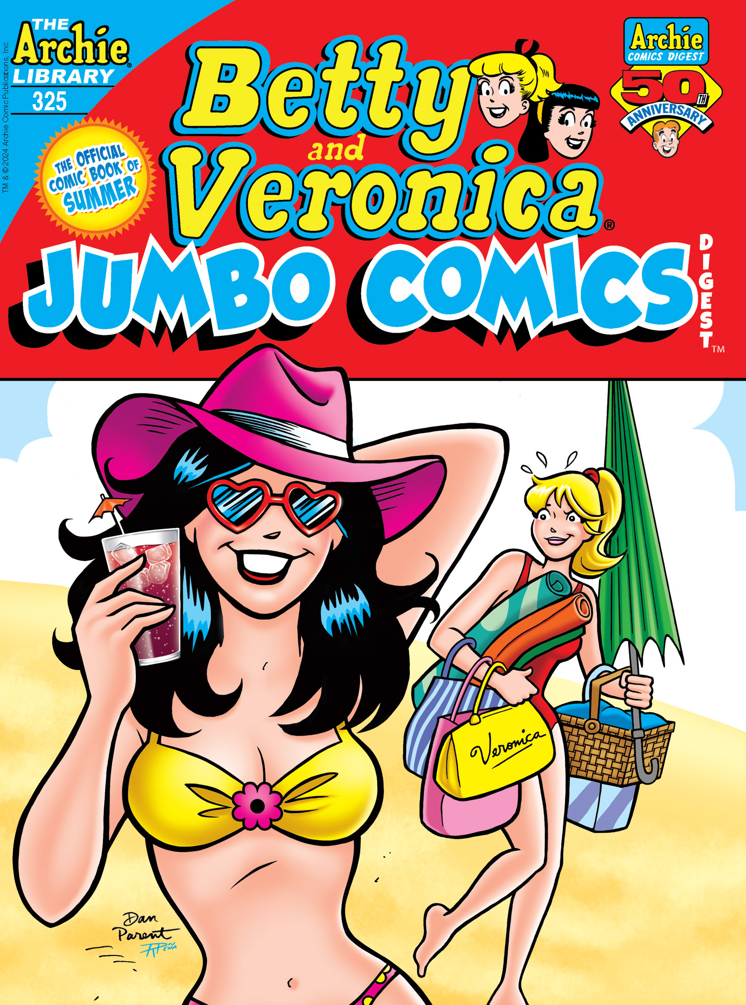 This image is the cover for the book Betty & Veronica Double Digest #325, Betty & Veronica Double Digest