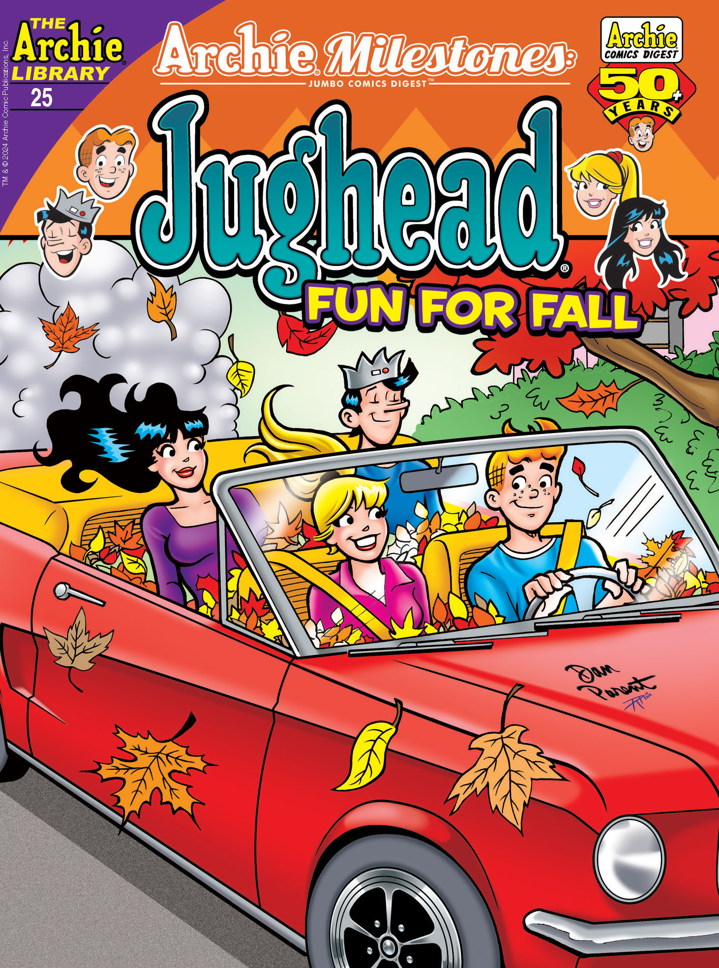 This image is the cover for the book Archie Milestones Digest #25, Archie Milestones Digest