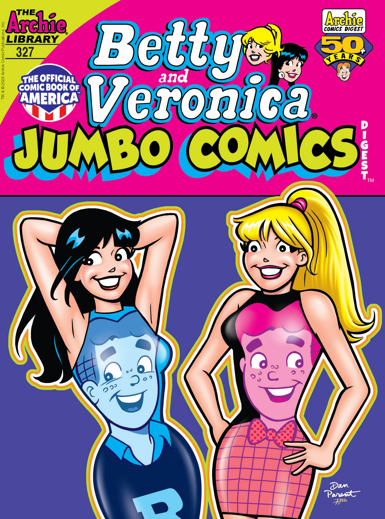 This image is the cover for the book Betty & Veronica Double Digest #327, Betty & Veronica Double Digest