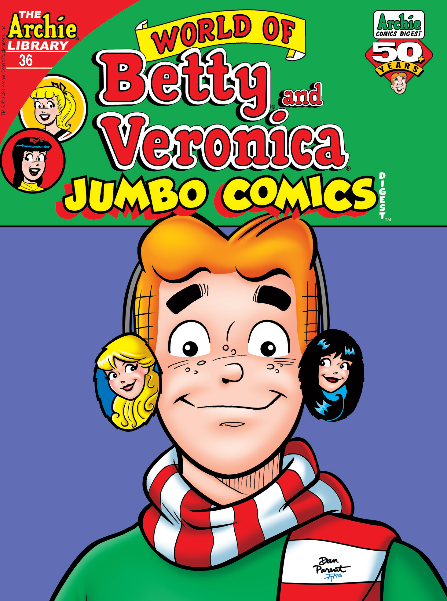 This image is the cover for the book World of Betty & Veronica Digest #36, World of Betty & Veronica Digest