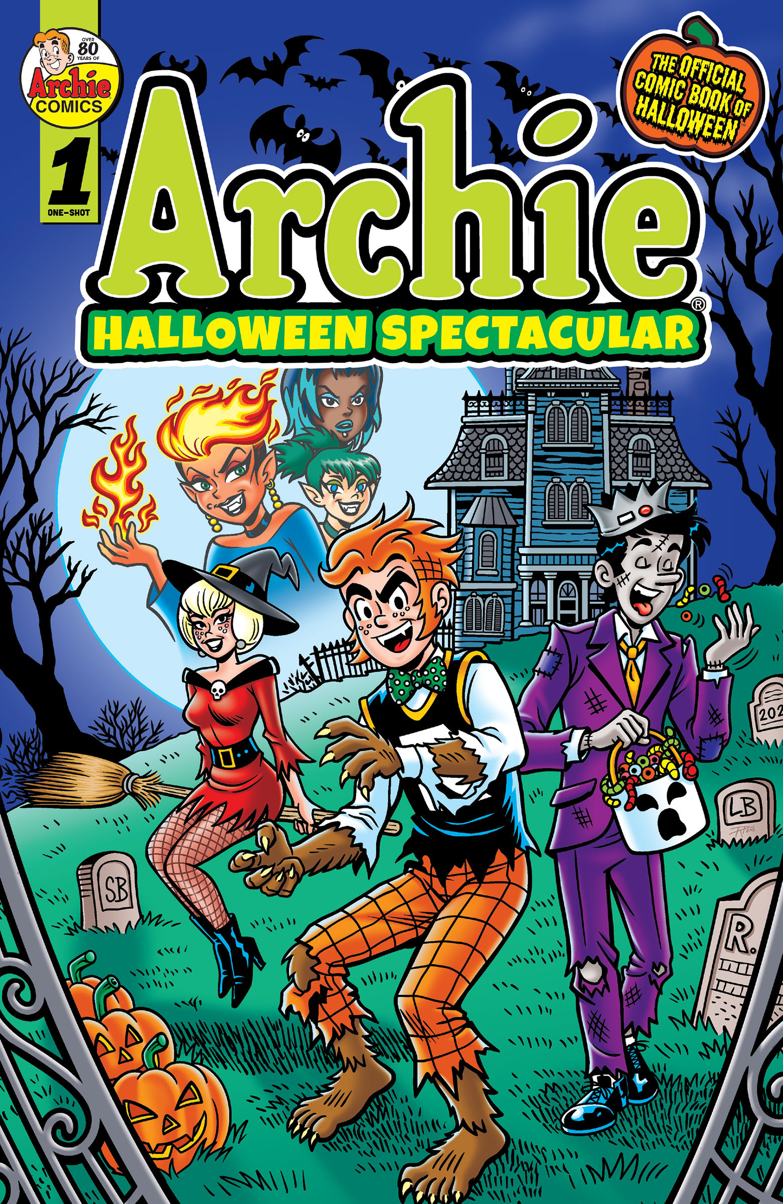 This image is the cover for the book Archie's Halloween Spectacular 2024 One-Shot, Archie Halloween Spectacular