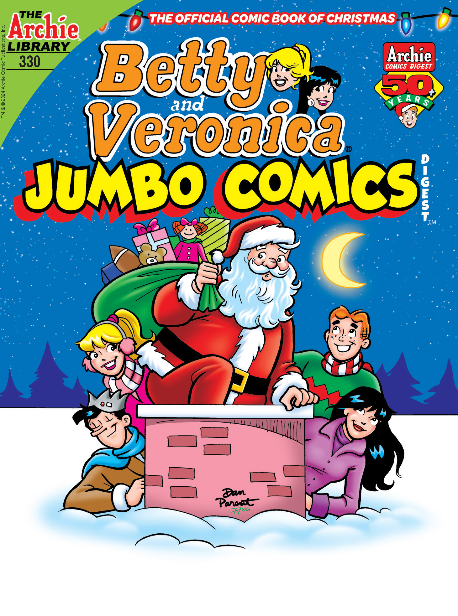 This image is the cover for the book Betty & Veronica Double Digest #330, Betty & Veronica Double Digest