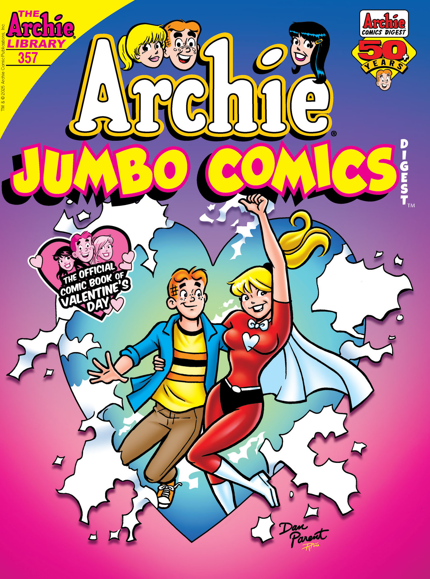 This image is the cover for the book Archie Double Digest #357, Archie Double Digest