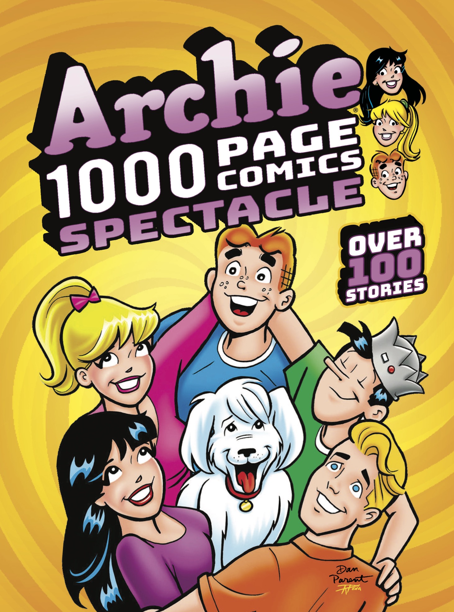 This image is the cover for the book Archie 1000 Page Comics Spectacle, Archie 1000 Page Comics