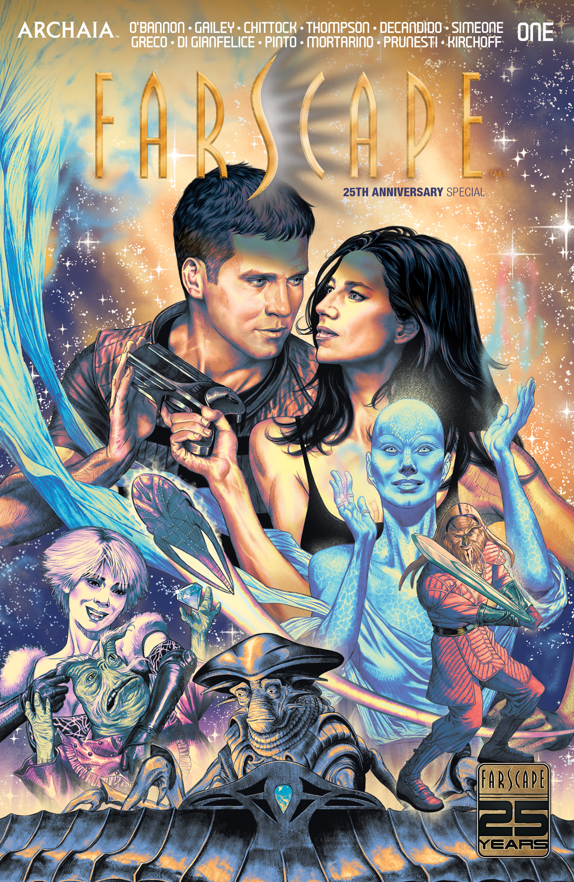 This image is the cover for the book Farscape 25th Anniversary Special #1, Farscape 25th Anniversary Special