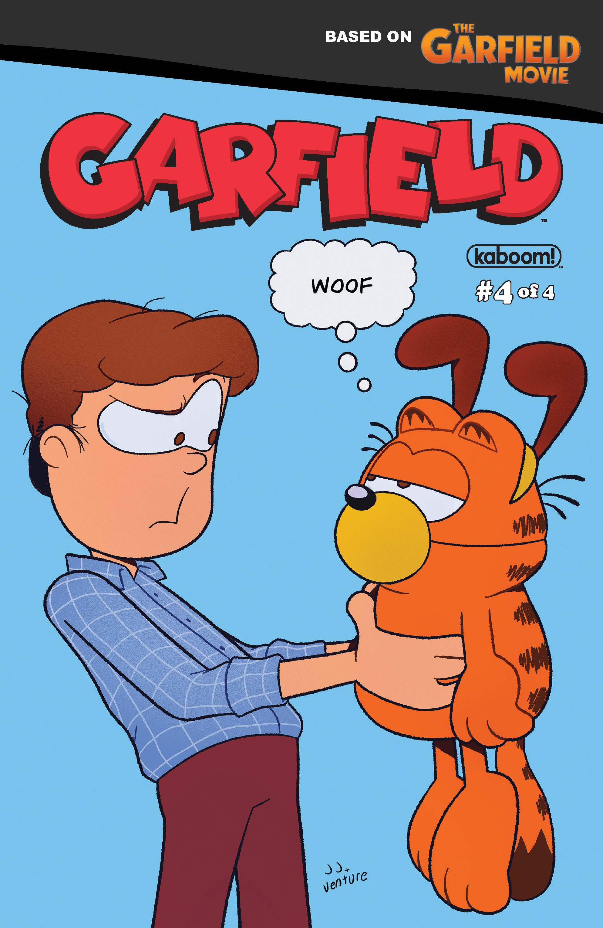 This image is the cover for the book Garfield #4, Garfield
