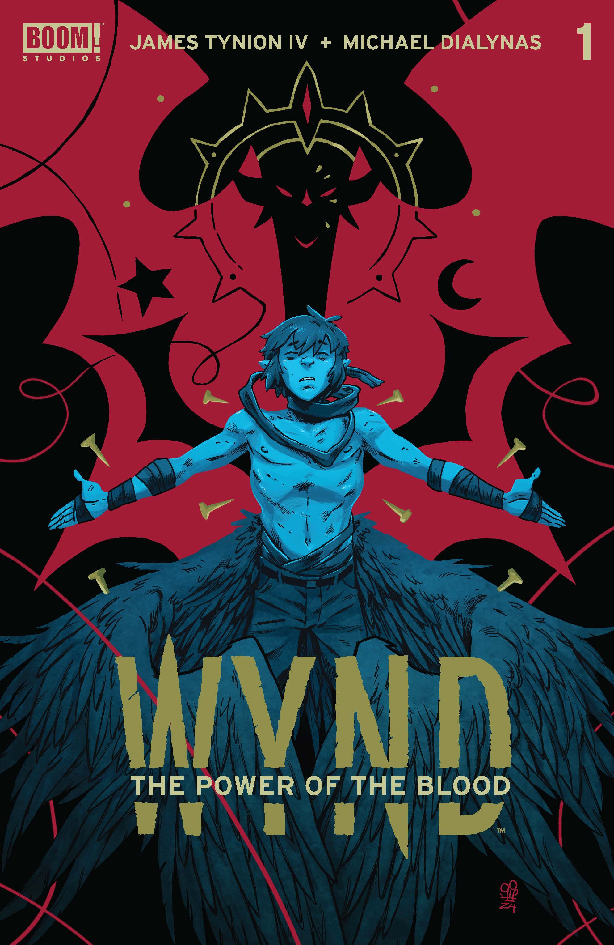 This image is the cover for the book Wynd: The Power of the Blood #1, Wynd: The Power of the Blood