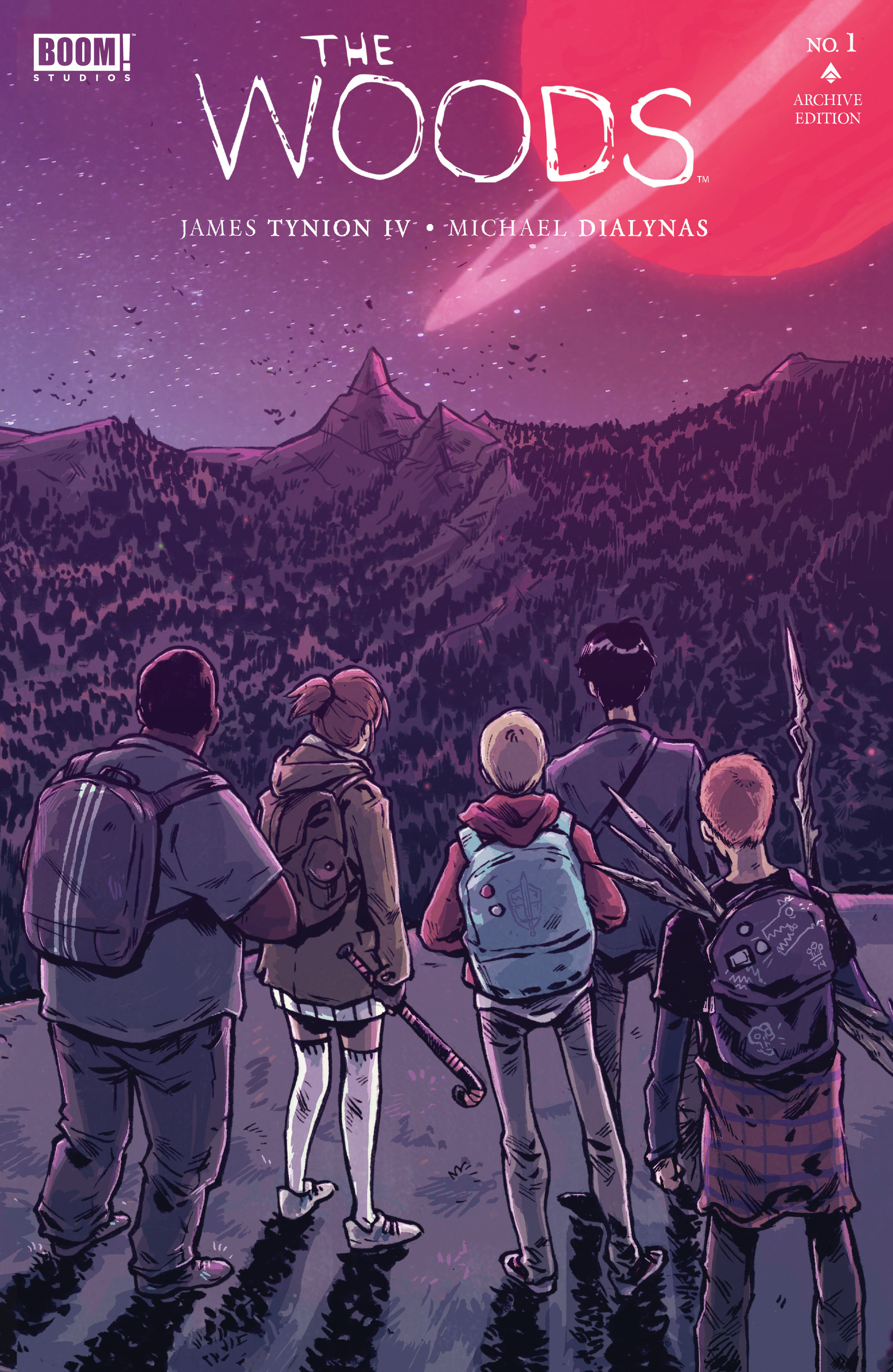 This image is the cover for the book Woods, The Archive Edition #1, Woods, The Archive Edition