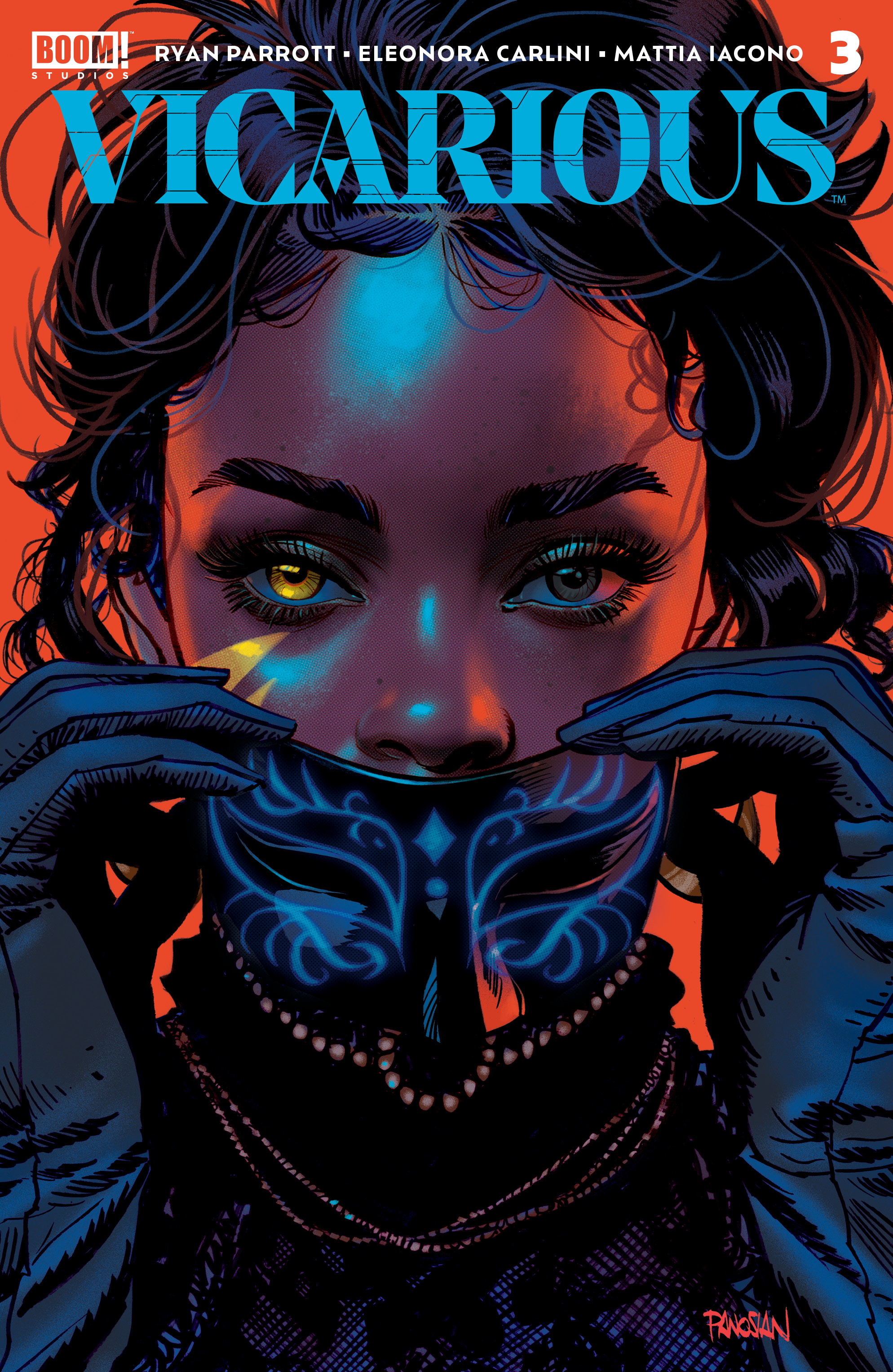 This image is the cover for the book Vicarious #3, Vicarious