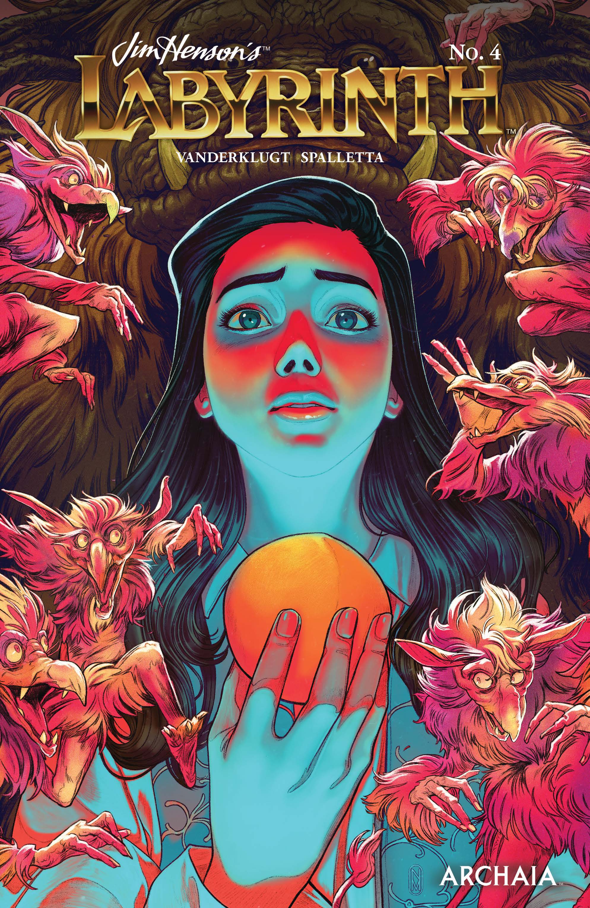 This image is the cover for the book Jim Henson's Labyrinth #4, Jim Henson's Labyrinth