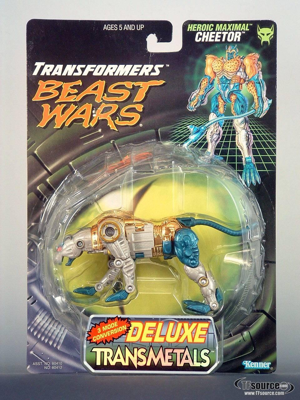 Cheetor Deluxe Class Transformers Beast Wars Transmetals Hasbro