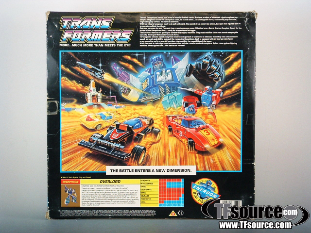 Transformers G1 – Overlord Decepticon – Hasbro 1990/1989, Vintage En Boîte