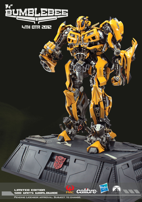 Bumblebee Statue 14in tall Limited Edition Transformers 3 DOTM Dark