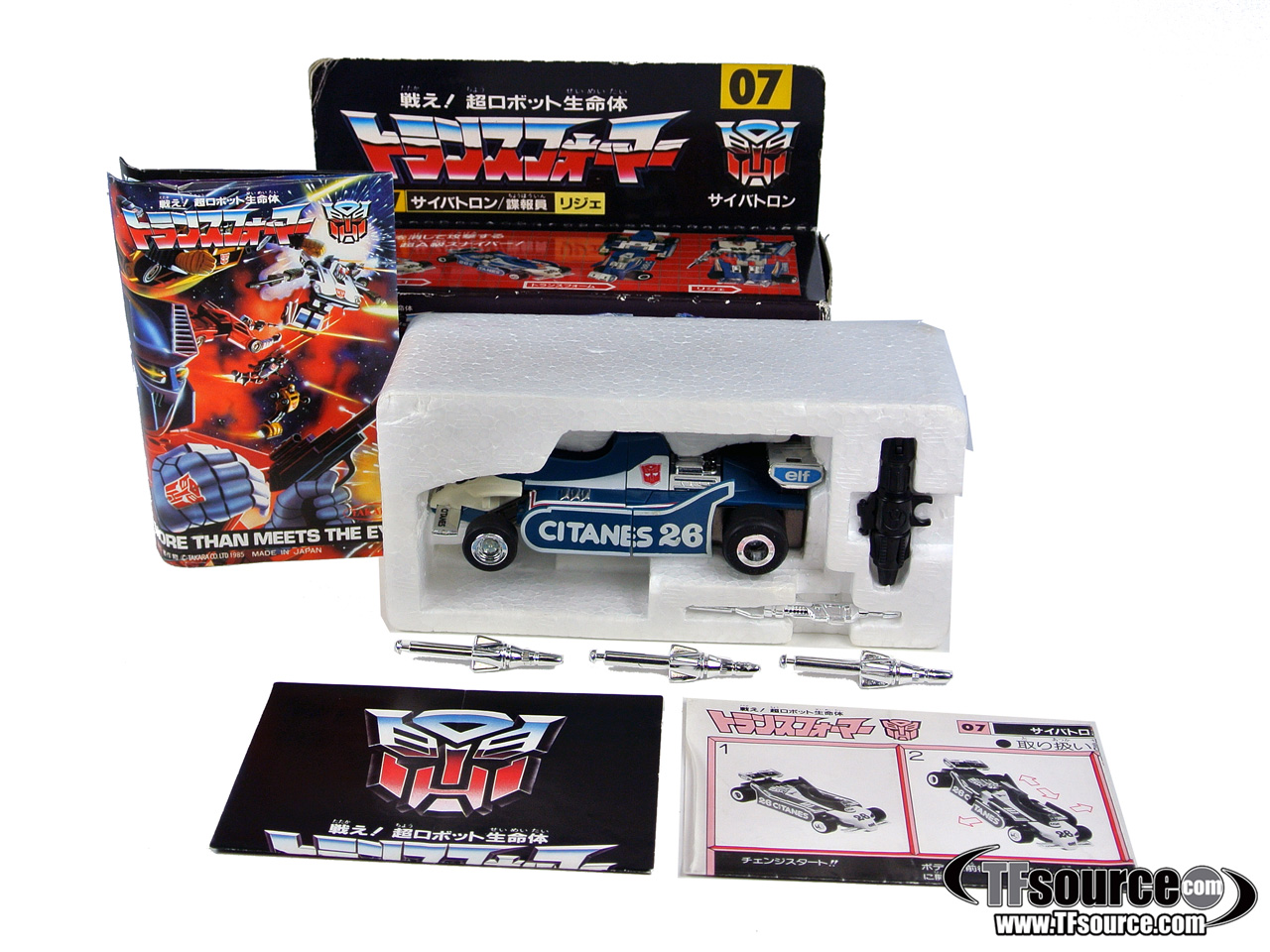 07 Mirage Japanese Transformers G1 Transformers Generation One Hasbro