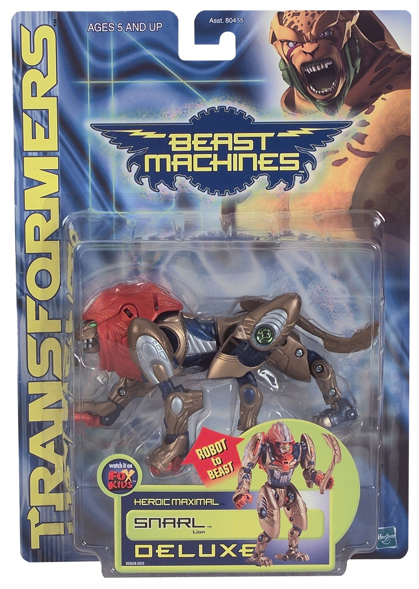 Deluxe Class Snarl Transformers Beast Machines Hasbro