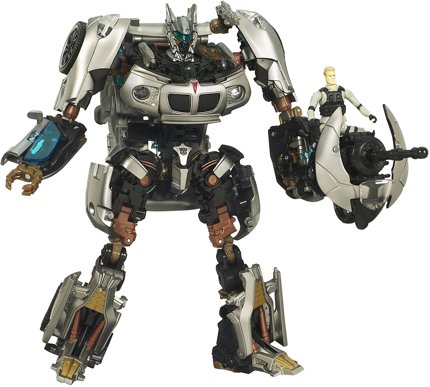 Autobot Jazz with Captain Lennox Human Alliance Transformers Hunt for