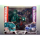 Japanese Transformers Animated - Ironhide / Bulkhead vs. Soundwave
