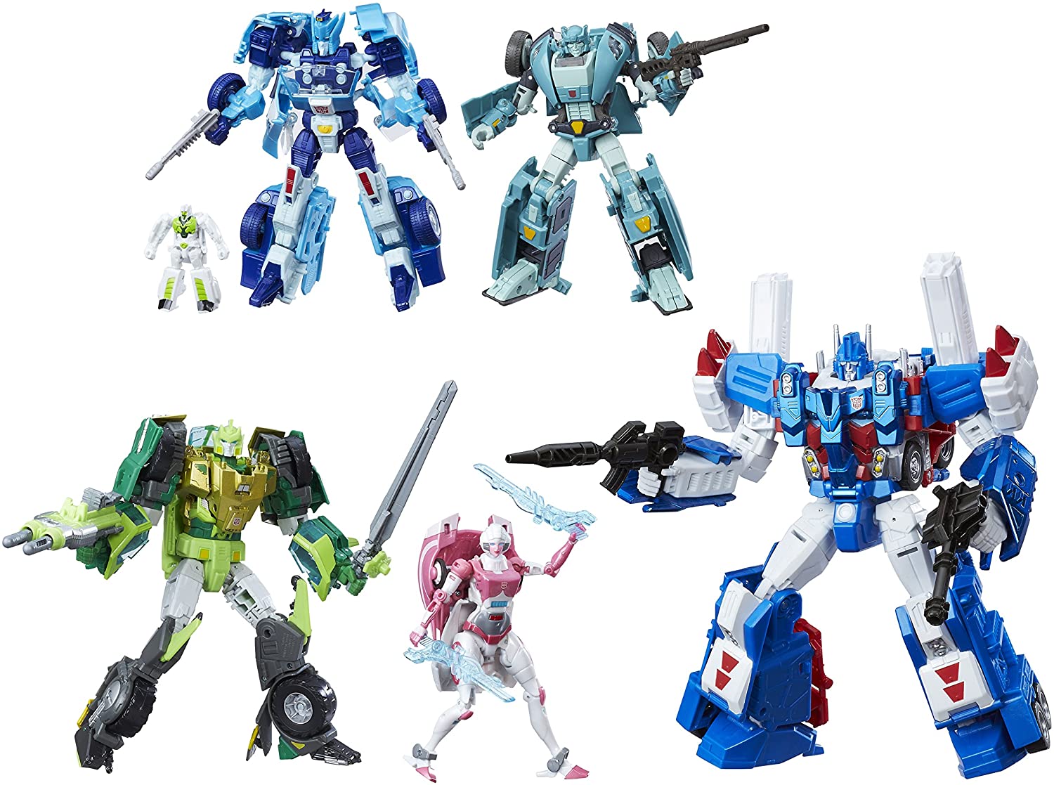 Autobot Heroes Set of 5 Figures Transformers Platinum Edition