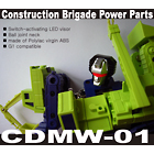 CDMW-01 Construction Brigade Power Parts - LED Devastator Head