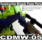 CDMW-05 Construction Brigade Power Parts Hands & Giant Magna Laser